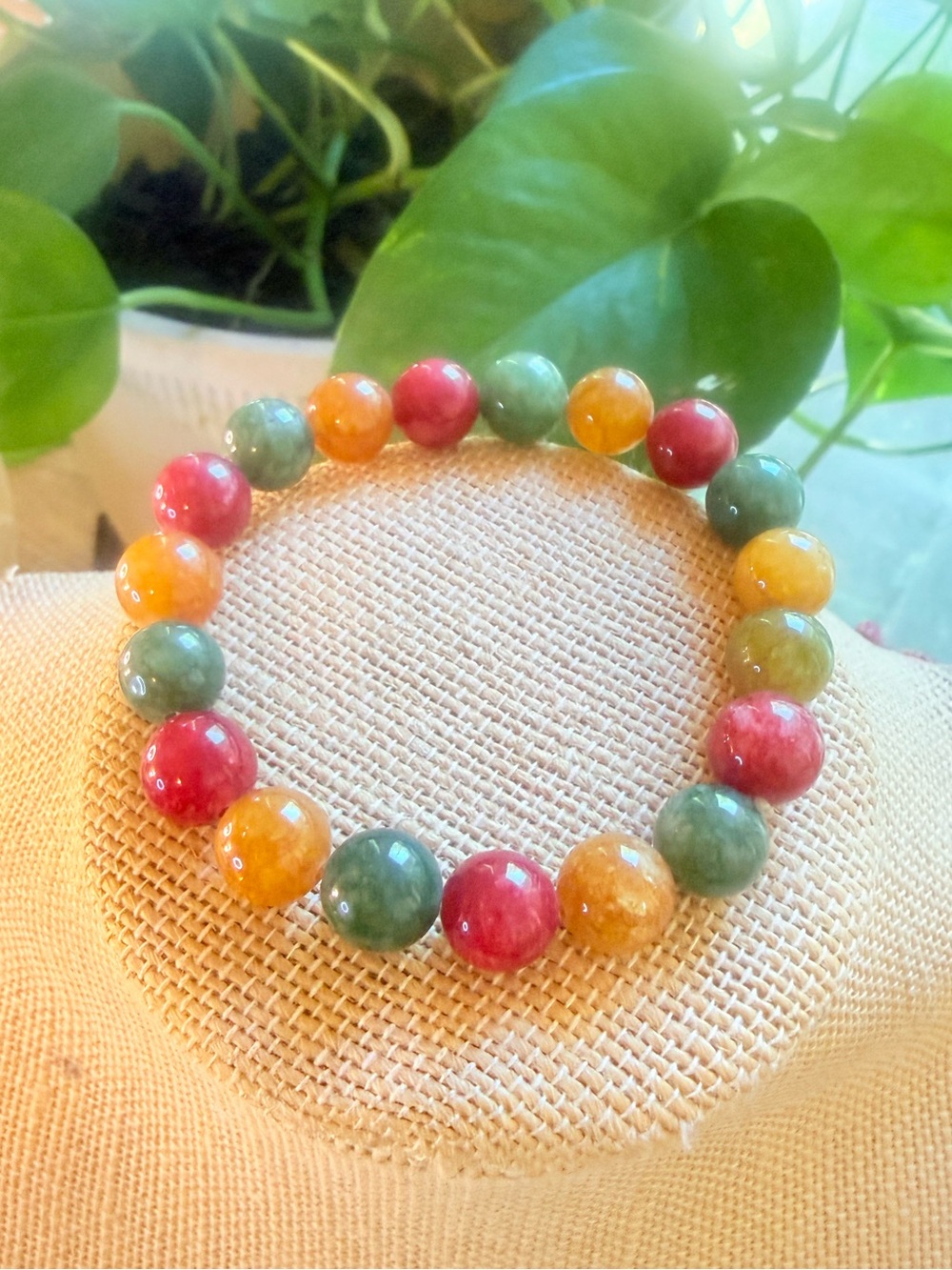 Fall Colorful tourmaline bracelet